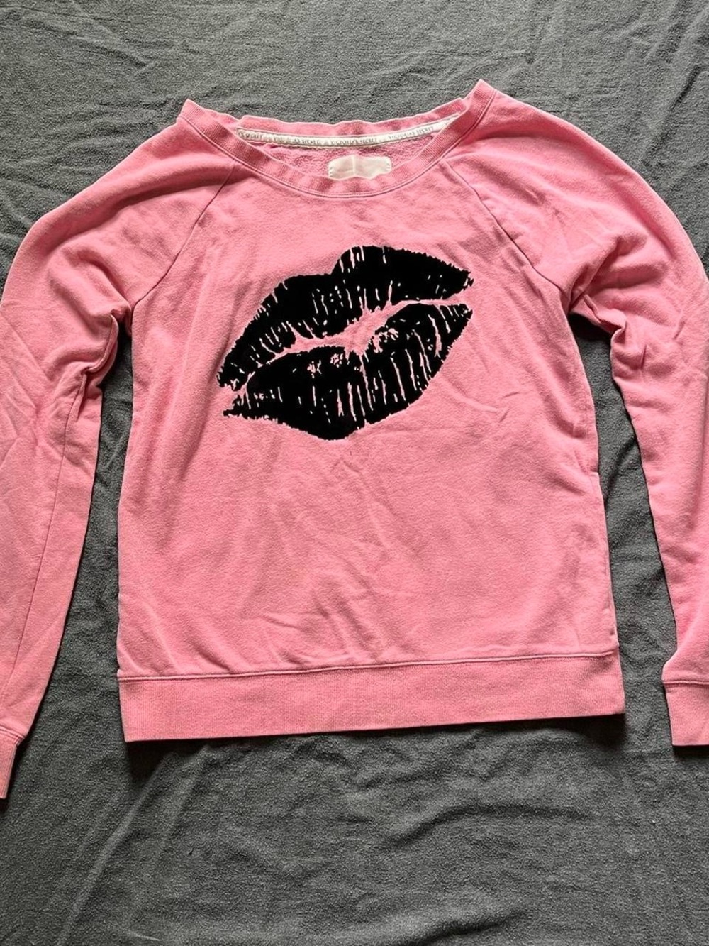 Victoria’s Secret lips sweatshirt
